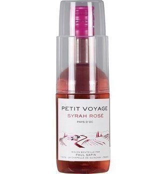 Vin de pays d'Oc Syrah rosé Petit Voyage 12,5° 187 ml
