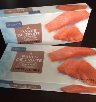 [surgelé] 4 Pavés De Truite À Chair Rose Avec Peau Et Sans Arêtes 100/140gr