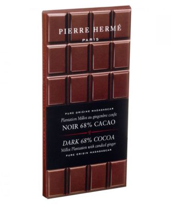 TABLETTE DE CHOCOLAT NOIR PLANTATION MILLOT ET GINGEMBRE CONFIT