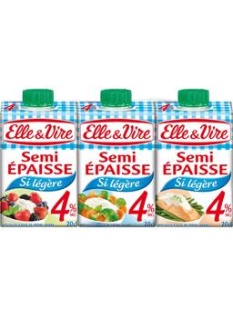 Elle vire specialite laitiere semi epaisse 4 mg