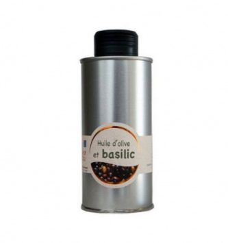 Huile d'olive au basilic frais 20 cl