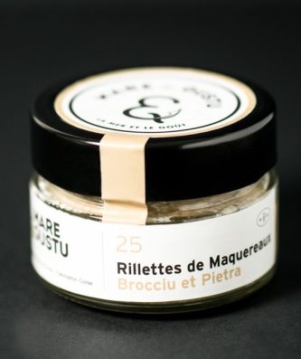 RILLETTES DE MAQUEREAUX, Brocciu et Pietra – MARE & GUSTU