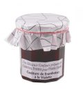 CONFITURE DE FRAMBOISES À LA VIOLETTE