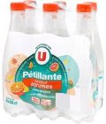 Boisson gazeuse à base d'eau minérale naturelle saveur agrumes U 6x50cl