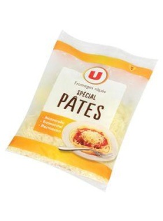 Mélange de fromages râpés spécial pâtes U, 24%MG, 150g