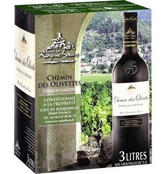 Coteaux du Languedoc Chemin des Olivettes 13° 3 l