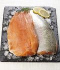 Filet de truite, Oncorhynchus mikiss, élevée en France 100 g