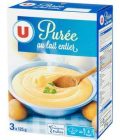 Purée au lait entier U paquet 375g