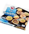 Assortiments de mini tartelettes apéritif U, 24 pièces, 300g
