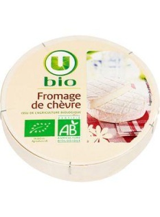 Fromage de chèvre lait pasteurisé 19,8%MG U BIO 200g