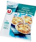 Coquilles de poisson et fruits de mer U, 6x110g