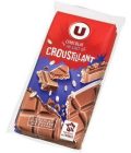 Chocolat lait croustillant U tablettes 2X100G