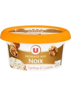 Fromage pasteurisé à tartiner aux noix 25% Mat.gr. U 150g