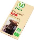Chocolat noir U BIO tablette 100g