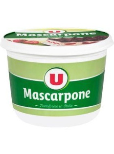 Mascarpone au lait pasteurisé U, 35,5%MG, 500g
