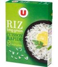 Riz long étuvé 10min vrac U étui 500g