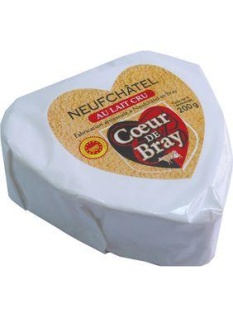 Coeur de Neufchâtel AOP au lait cru BRAY, 24%MG, 200g