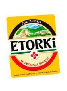 Fromage au lait pasteurisé de brebis ETORKI, 33% de MG, cave fraicheurde 180g
