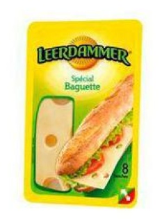 Fromage au lait pasteurisé spécial baguette LEERDAMMER, 27,5%MG, 160g