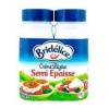 Crème légère semi épaisse UHT, 18%MG, BRIDELICE, 2 bouteilles de 25cl