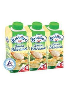 Sauce Béchamel UHT BRIDELICE, 3x20cl