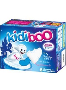 Spécialité fromagère pasteurisé bâtonnet Kidiboo, 22%MG, PTIT LOUIS,6x20g