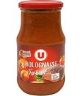 Sauce bolognaise U bocal 720ml 680g