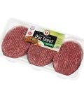 Steak haché, 15% MAT.GR., U, France, VBF 100% muscle, 6 pièces, 600g