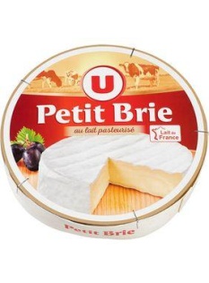 Petit Brie pasteurisé U, 32% de MG, 500G