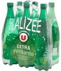 Eau minérale gazeuse extra pétillante U pet 6x1L