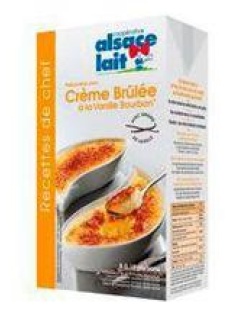 Crème brûlée uht ALSACE LAIT brique 1l