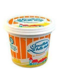 Cancoillotte à l'échalote au lait pasteurisé LA BELLE ETOILE, 8%MG, 250g