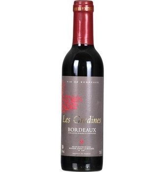 XC ; Bordeaux Les Gradines 14° 37,5 cl