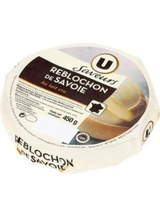 Reblochon de Savoie AOP au lait cru U SAVEURS, 28%MG, 450g