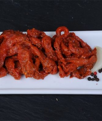 Emincé de boeuf tomate poivrée