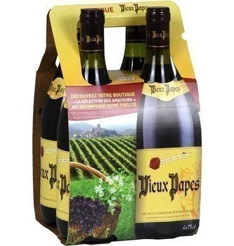 Vin de table Vieux Papes 11,5° 4x75 cl