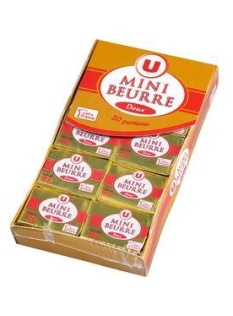 Mini beurre doux 82% U, 20 unités, 200g