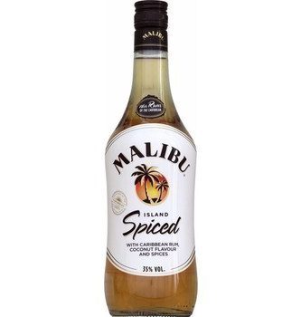 MALIBU ; Boisson spiritueuse Island Spiced 70 cl