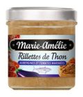 Rillettes de thon aux aubergines et tomates marinées MARIE AMELIE, 120g