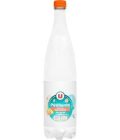 Boisson gazeuse à base d'eau minérale naturelle pétillante saveur agrumes zéro sucre U, 1L
