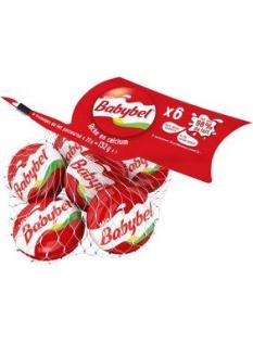 Fromage pasteurisé MINI BABYBEL 23% de MG, 6 portions, 132g