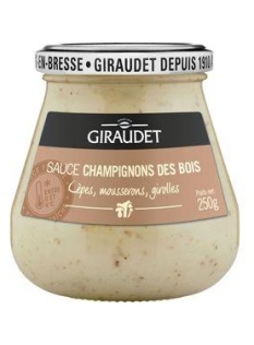 Sauce champignons des bois GIRAUDET, 250g