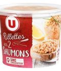 Rillettes aux deux saumons U, 150g