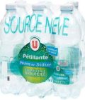 Eau pétillante pauvre en sodium U, 6 bouteilles en plastique, 50cl