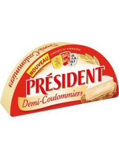 Demi-coulommiers au lait pasteurisé 21%MG PRESIDENT 175g