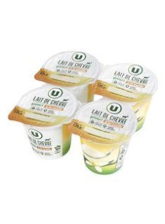 Yaourt au lait de chèvre à la vanille U 4x125g