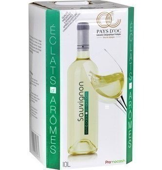 Vin de pays d'Oc Sauvignon Eclats d'Arômes 12° 10 l