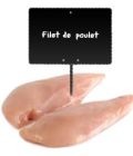 fermier de lain filet de poulet fermier de lain blanc
