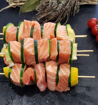 Brochette De Saumon - 2 Pièces De 200g