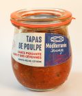 TAPAS DE POULPE, sauce piquante au piment des Cévennes